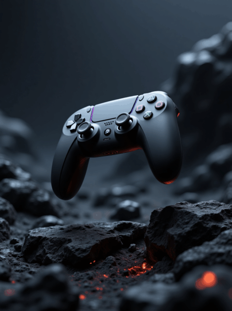 关于SONY PS5手柄的一些摄影写真效果