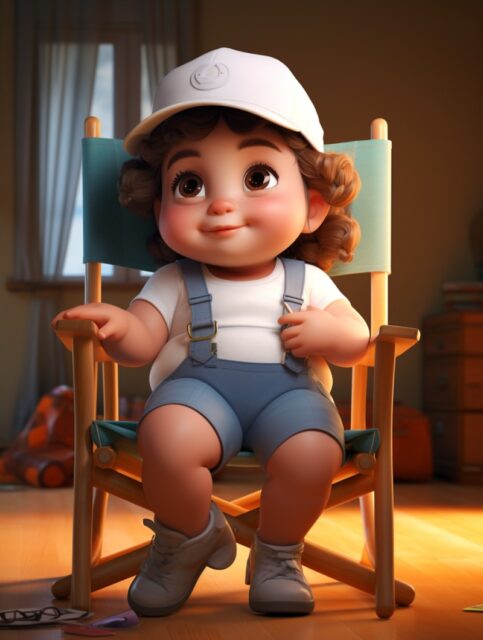 ailab.design_A_cartoon_of_a_cute_chubby_girl_wearing_shorts_a_w_0080661c-cc61-4201-afae-aad7f9f17f8c