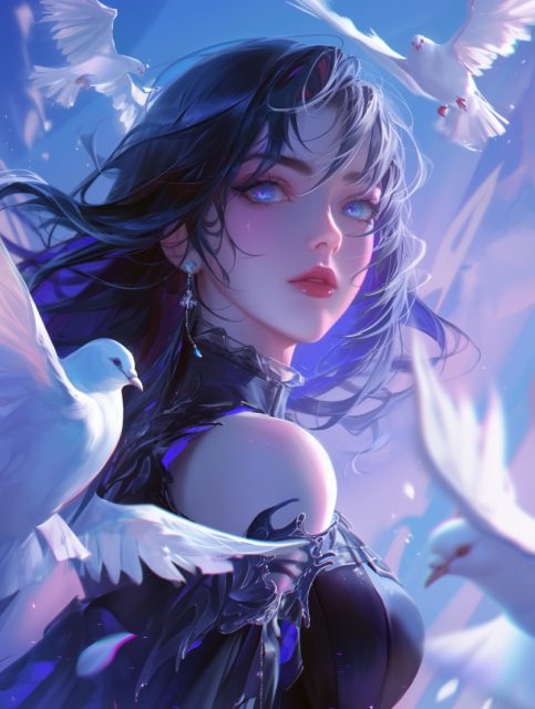ailab.design_A_girl_with_black_hair_and_blue_eyes_surrounded_by_d9df093e-0f08-4e67-bffa-77416ed658fe