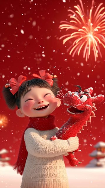 ailab.design_A_lovely_red_dragon_baby_and_a_Chinese_little_girl_a9db4b89-94a0-4c95-87de-7caaa53e4160
