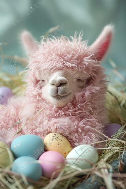 ailab.design_A_photo_of_an_adorable_baby_pink_alpaca_dressed_as_3e43c0e8-acd6-43d5-834c-fddcff73d839