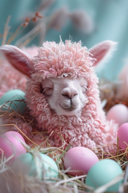 ailab.design_A_photo_of_an_adorable_baby_pink_alpaca_dressed_as_82752fd7-fdfb-4c01-a52c-bf3dff3d850a