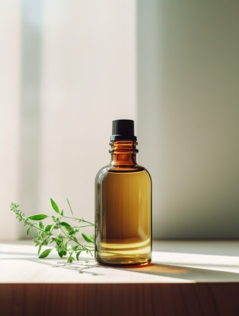 一组简单的瓶子摄影效果展示