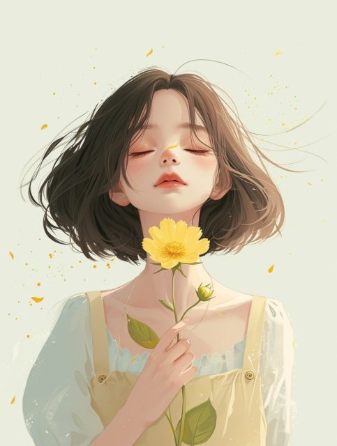 ailab.design_Beautiful_Girl_Holding_Yellow_Flower_Full_Body_Min_78336cc2-ebdf-4abc-b775-bd36ab2e9329