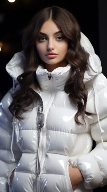ailab.design_Brunette_woman_wearing_puffy_glossy_white_shiny_pu_8f036a3b-710b-4ff6-bca2-7c3df8796296