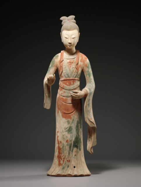 一组中国古代文物摄影效果图展示