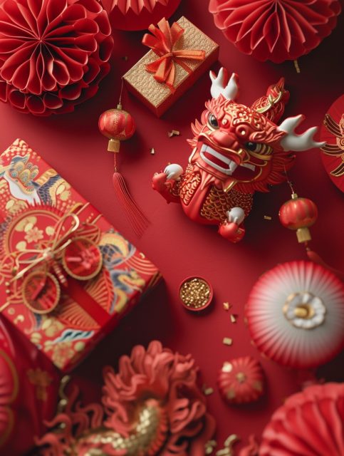 一组中国风喜庆场景图片展示