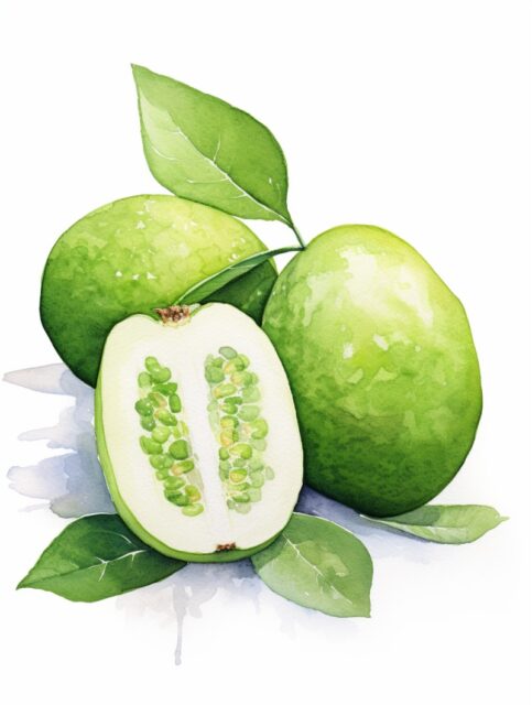 ailab.design_Feijoa_in_the_style_of_a_watercolor_painting_abstr_12bbbccb-644e-47fd-8fe8-0794305f70a5