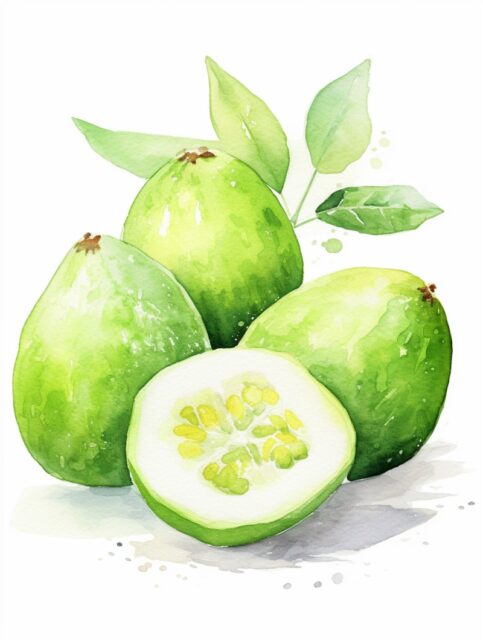ailab.design_Feijoa_in_the_style_of_a_watercolor_painting_abstr_a9c45b28-40d8-4e33-a5e9-790b3e3c5a41