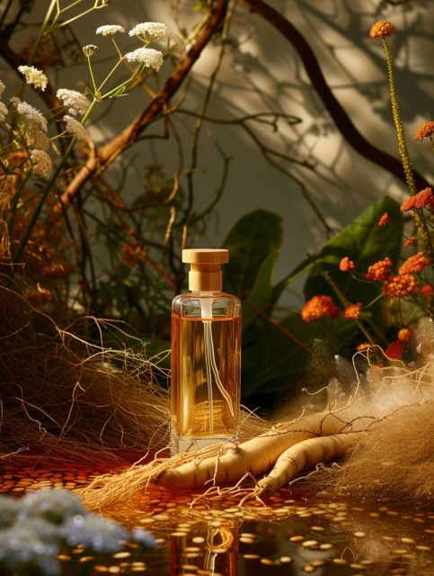 ailab.design_Luxury_perfume_packaging_plant_seeds_ginseng_plant_6e826c7d-e871-4f46-aad1-5d755e9cafa4