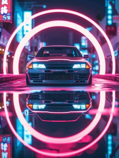 ailab.design_Nissan_Skyline_in_a_circle_t-shirt-design_Neon_lig_b27648fa-98a3-4f9d-905e-92552c2de0cf