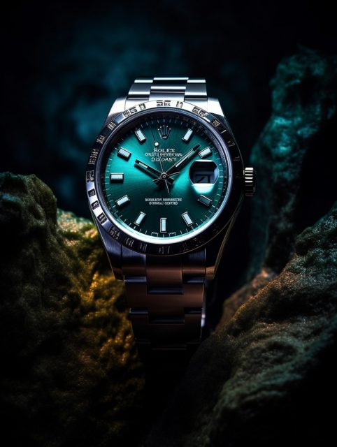 ailab.design_Product_photography_Rolex_watch_emerald_color_over_4d2afa65-ab73-4a10-84cc-f30b6faac828