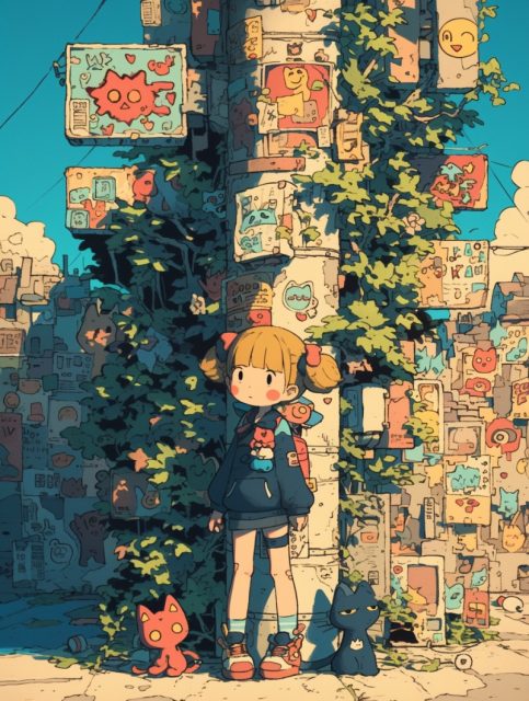 ailab.design_There_is_a_cute_little_girl_with_a_cat_standing_on_bb5d9bf2-c450-4946-91b8-72e8942d049e