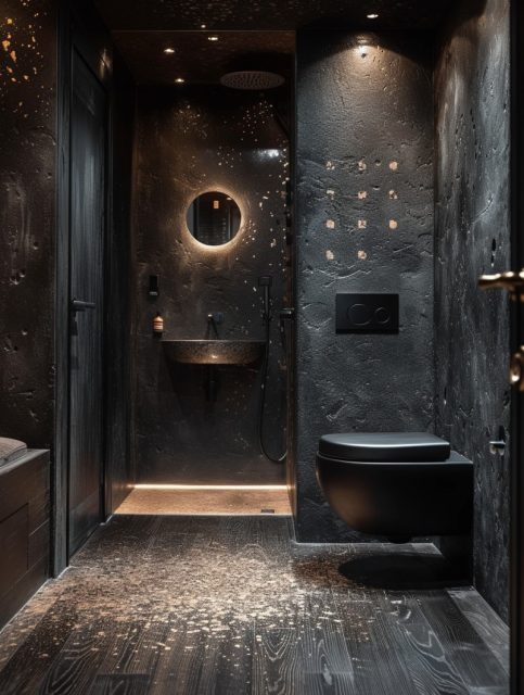 一组卫生间简约风格效果展示