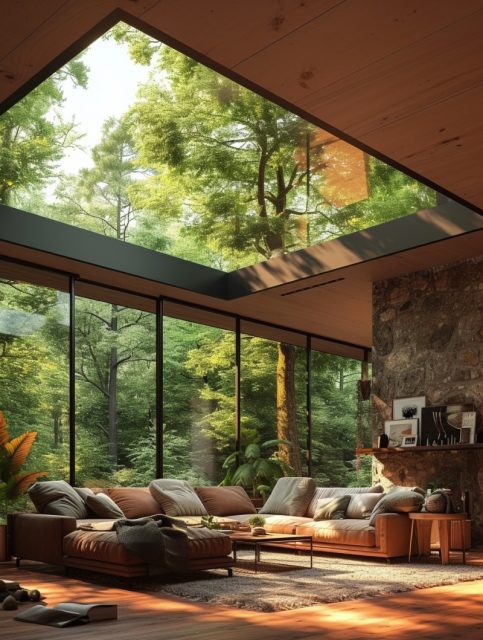 一组很有调性的室内别墅效果图