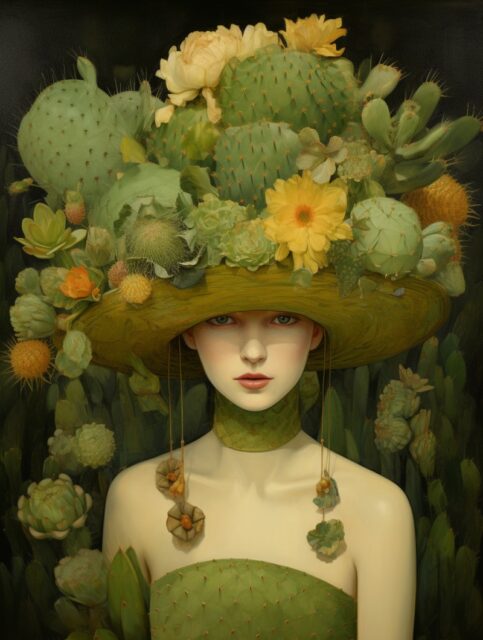 ailab.design_Woman_with_a_Cactus_Hat_artwork_by_Edmund_Dulac_an_49d585f4-5211-4df0-b2fd-50dd81c878ff