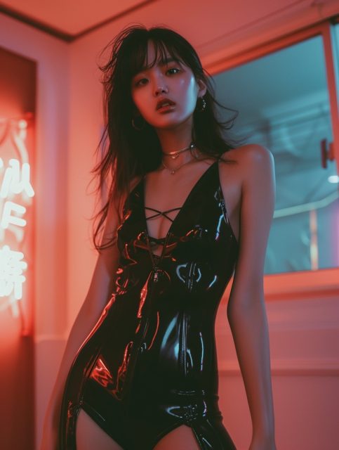 ailab.design_a_Korean_model_wearing_latex_posing_in_a_room_in_t_40f161b4-53d1-4ebf-8a07-8589fa6bf776
