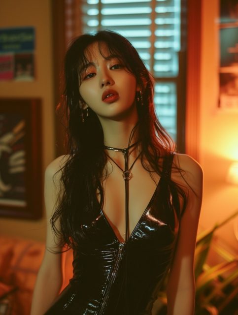 ailab.design_a_Korean_model_wearing_latex_posing_in_a_room_in_t_677ff0dc-676c-4d63-9600-b8368c98f727