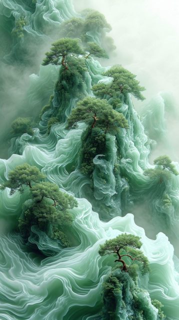 ailab.design_a_beautiful_mountain_scene_is_painted_with_greenis_2c82e214-1c8f-461c-a131-c06208a9eae7