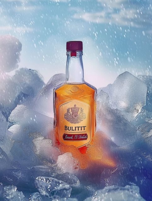 ailab.design_a_bottle_of_bullitin_is_sitting_in_ice_on_top_of_a_83740d36-7eda-4f87-bf98-b470c99ab853