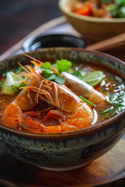 ailab.design_a_bowl_of_soup_with_a_bowl_of_steamed_shrimp_and_m_8288cdbc-c370-42fd-a555-105663a41e47