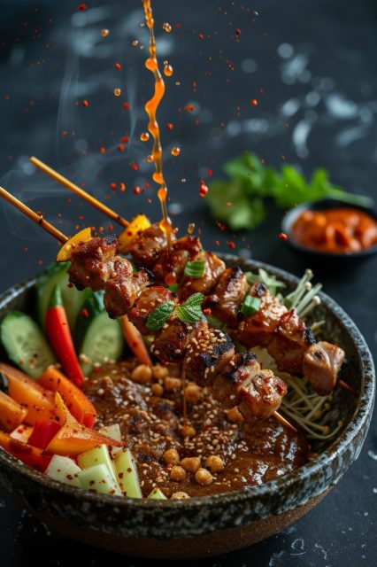 ailab.design_a_bowl_with_skewers_and_vegetables_while_some_sauc_45acae67-aa6a-4221-b556-9a8f58545aaf