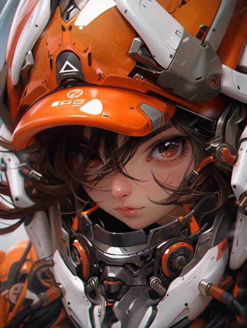 ailab.design_a_girl_with_an_orange_robot_helmet_eyes_and_orange_de09e6fc-ab9f-4835-ac08-9bf21cb82b1b