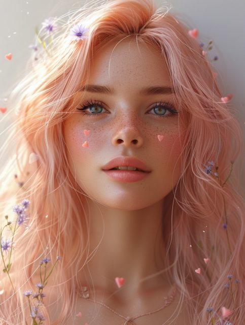 ailab.design_a_girl_with_pink_hair_around_hearts_and_flowers_th_7448d778-4c80-4007-8329-6e4b0e2dea2c