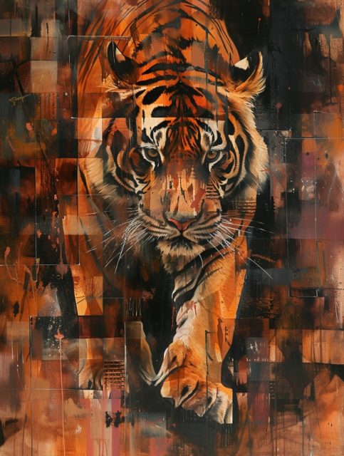 ailab.design_a_painting_of_a_TIGER_WITH_A_TIGER_CUB_amosaic_by__1cc36df1-002c-474c-9243-b740dfa84eac