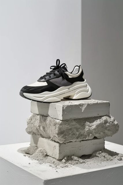 ailab.design_a_shoe_is_on_a_white_block_of_concrete_in_the_styl_7d806c8e-24b5-4e68-a017-ae0c4db20bfd