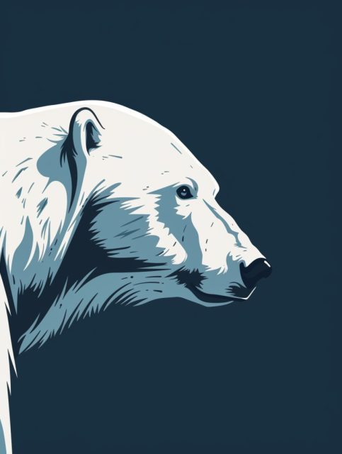 ailab.design_a_sideview_of_a_Polar_Bear_looking_down._2D_minima_85c3b73e-7b34-4704-ace1-b62ae773408c