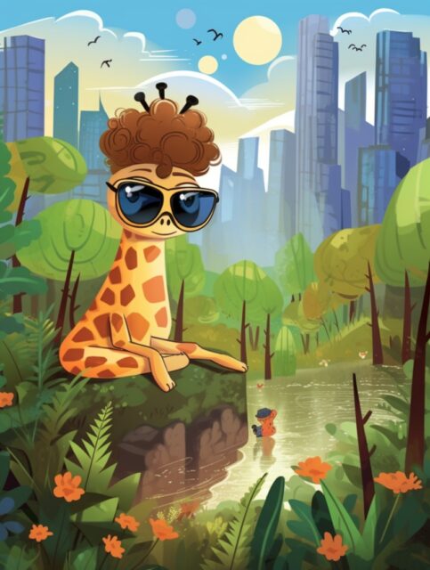 ailab.design_cartoon_full_body_cool_looking_giraffe_with_red_su_42b8c423-e67a-47d3-819a-69580581f7b9