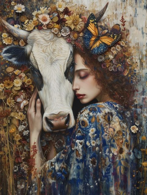 ailab.design_detailed_oil_painting_of_sacred_cow_hugged_by_a_wo_d24792e3-2db3-4984-834a-5fe5d0279139