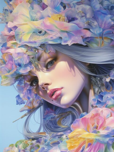 一组非常梦幻的女性人物效果展示