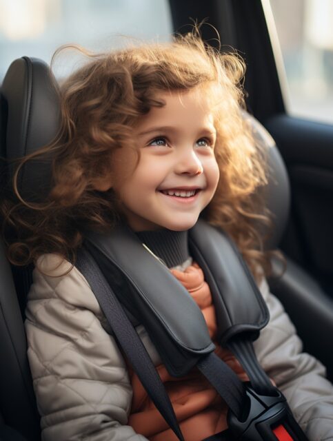 ailab.design_happy_child_girl_in_a_car_seat_fastened_with_seat__245f130b-2977-4896-ae72-642f2a7f5a9b