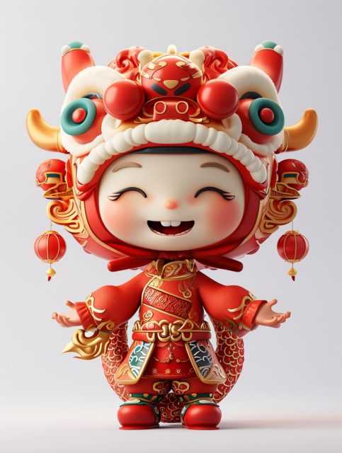 一组非常可爱的信念卡通IP人物