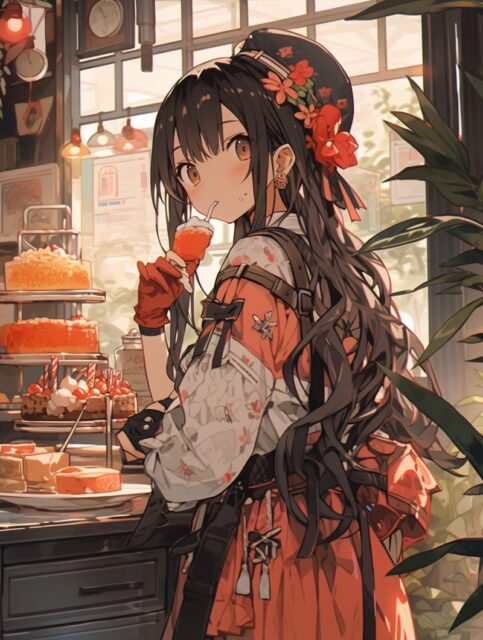 一组可爱的艺术家插画效果展示