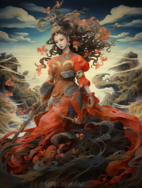 中国风格特色插画效果展示