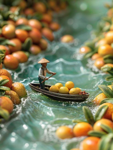 ailab.design_miniature_fisherman_floating_through_rows_of_fruit_2072937a-f002-4b90-b96a-6a14a08fc021
