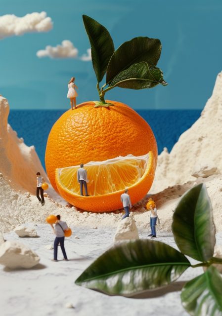 ailab.design_miniature_orange_peeling_with_people_in_it_in_the__1b17da52-af98-4fd2-b5db-41b88b9725eb
