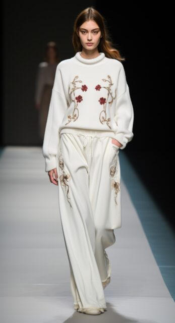 ailab.design_model_on_a_runway_wearing_a_white_sweater_with_emb_8ed93d8d-2462-48c5-95c0-f03f90bd7fb9