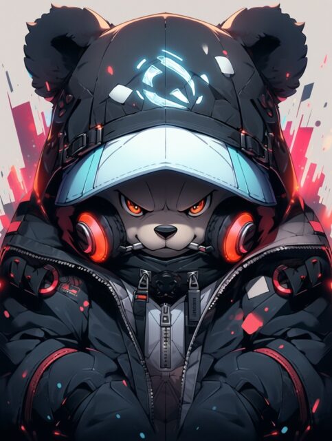 ailab.design_ninja_teddy_bear_cyberpunk_unreal_engine_8_symbol__f8a400a6-9e32-471a-a430-83acdc249969