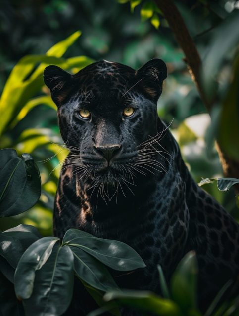 一组漂亮的黑豹写真效果展示