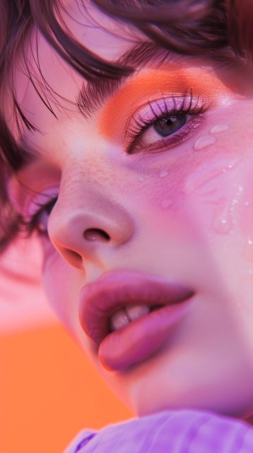 ailab.design_purple_pink_and_orange_look_with_a_woman_in_her_fa_5f80a71f-fd03-4950-83af-24116aa812fb