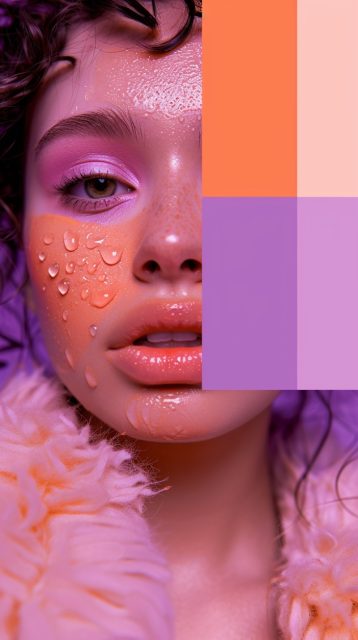 ailab.design_purple_pink_and_orange_look_with_a_woman_in_her_fa_64c17f41-7949-4bf9-84a6-7e5460cfbcea