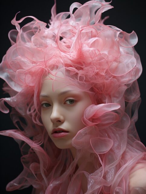 一组梦幻般的女性写真效果