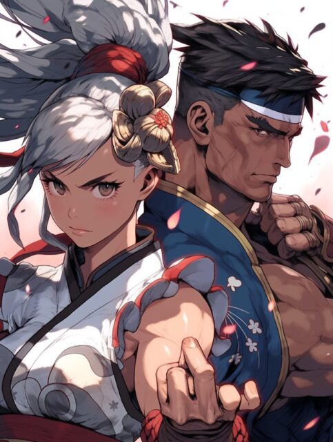 ailab.design_two_people_in_the_street_fighter_in_the_style_of_f_17953620-e605-4050-9f18-3108bae5a25c