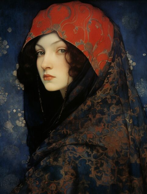 ailab.design_woman_by_edmund_dulac_dominant_colors_navy_Blue_an_109de51e-aefa-48dd-9d8f-d3f70d65c1ab